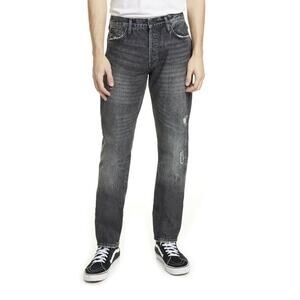 Ovadia & Sons New York Men's Straight Taper Jeans 003 Black Denim Size 32 NWT